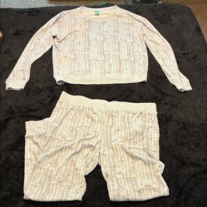 Cozy Pajama Set in Cream